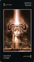 Luis Royo - Black Tarot, 01, Batons